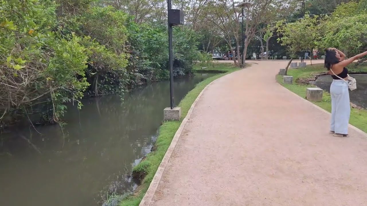 Nature Park Walk in Colombo City 👍👌#relaxing  