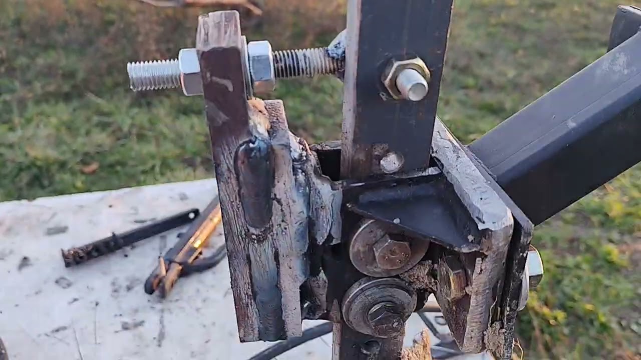 Am refăcut  plugul pentru motosapă 