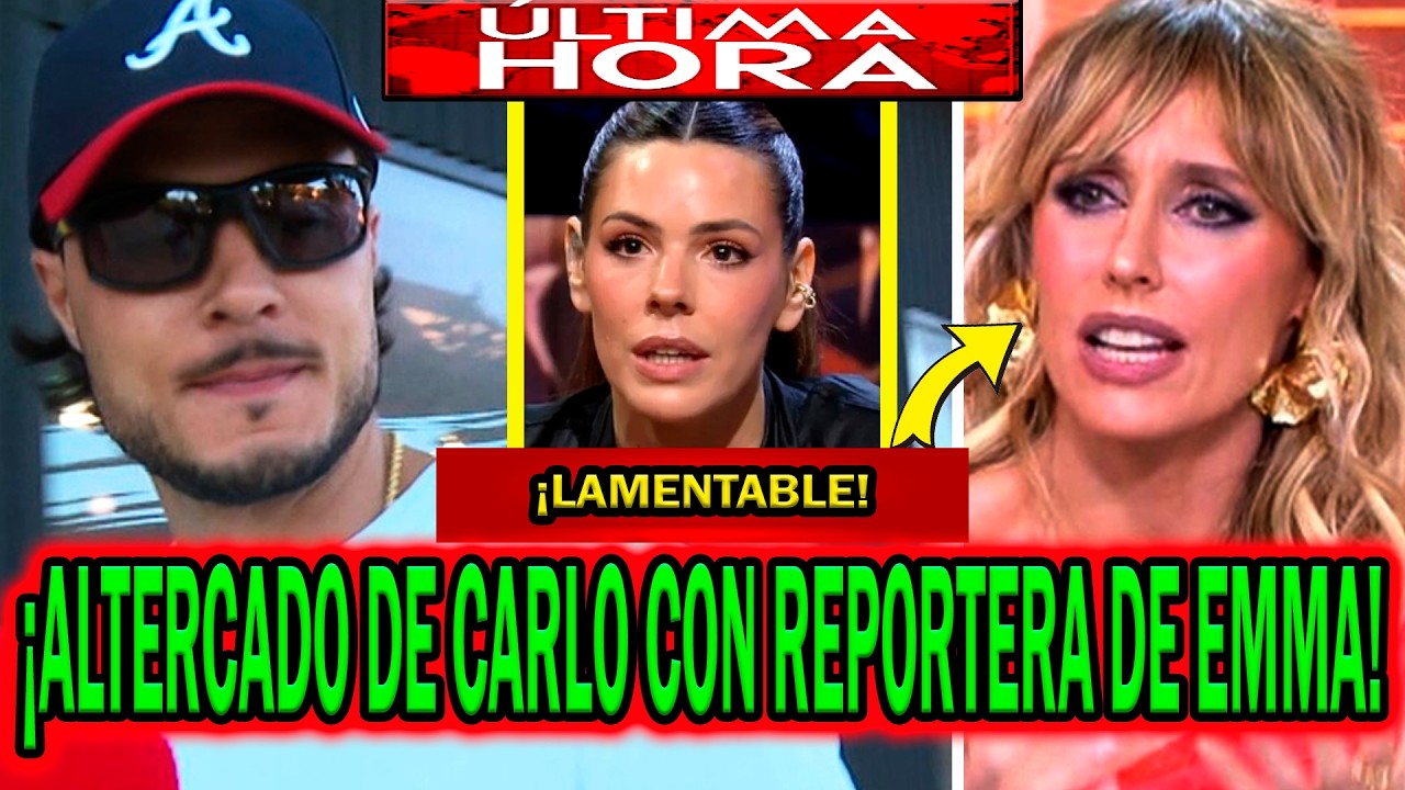 💥¡FUERTE ALTERCADO! DE CARLO COSTANZIA CON REPORTERA DE FIESTA DE EMMA GARCÍA POR LAURA MATAMOROS