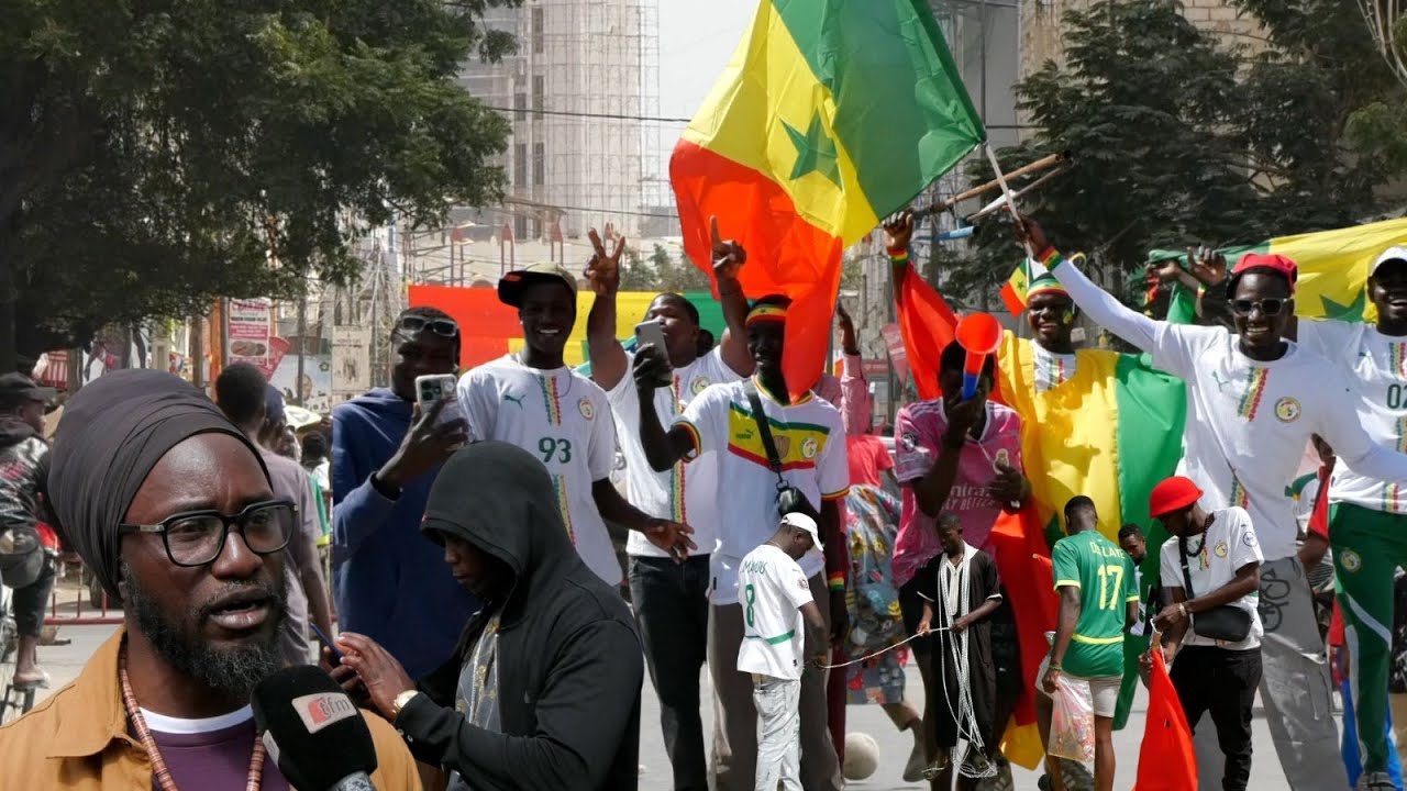 Sénégal – Maroc : incroyable ambiance au Fan zone monument de la Renaissance :