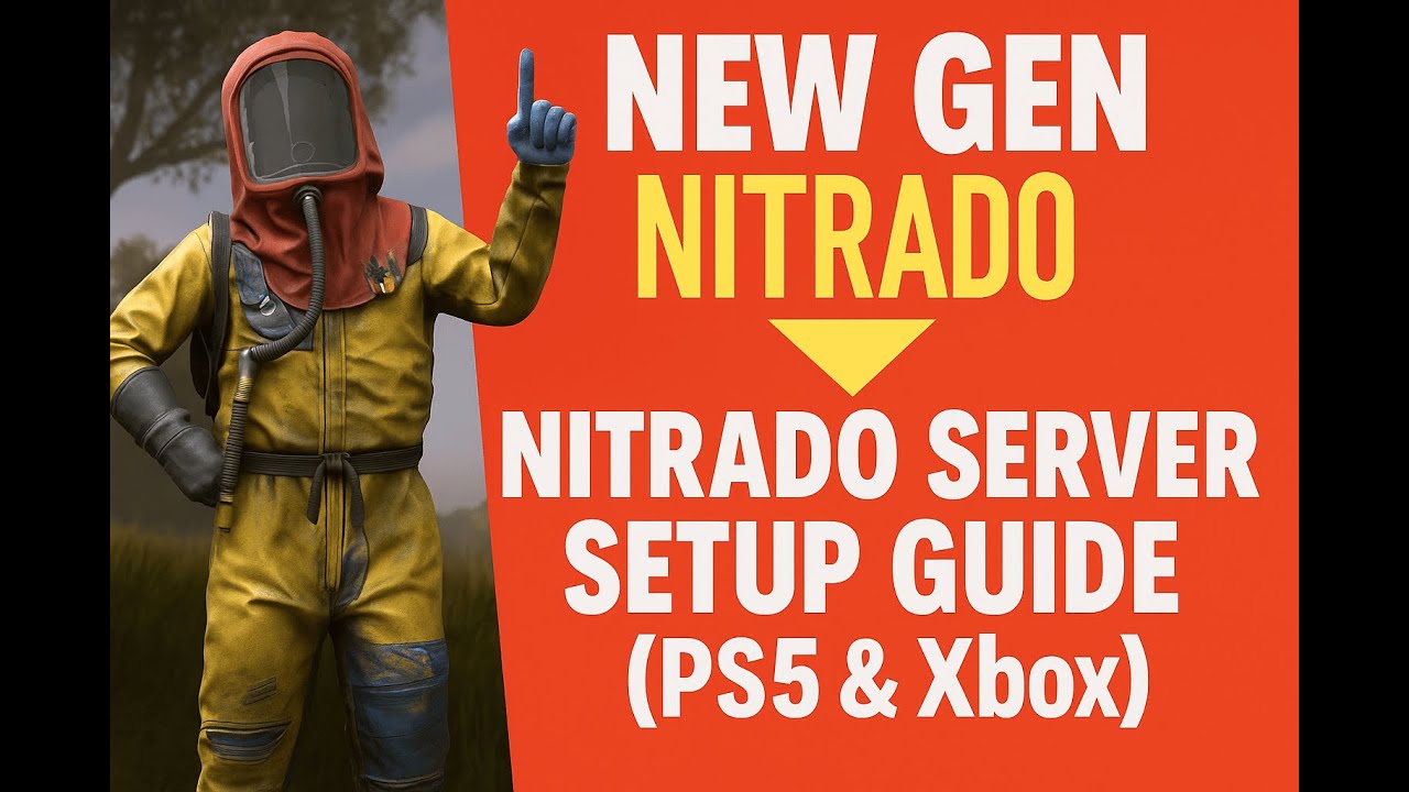 Nitrado Server FULL Setup Guide 🛢 Rust Console 🎮 PS5, XBOX New Gen