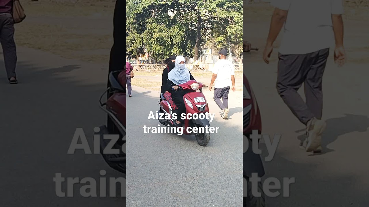 without knowing cycling you can learn scooty within 10 days..female Trainers are available..