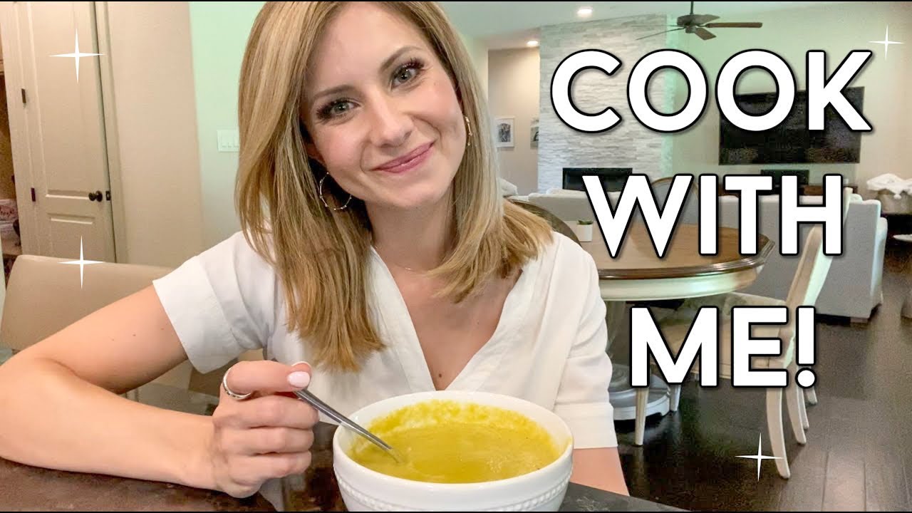Cook with Me! Healthy, EASY Zucchini Asparagus Soup