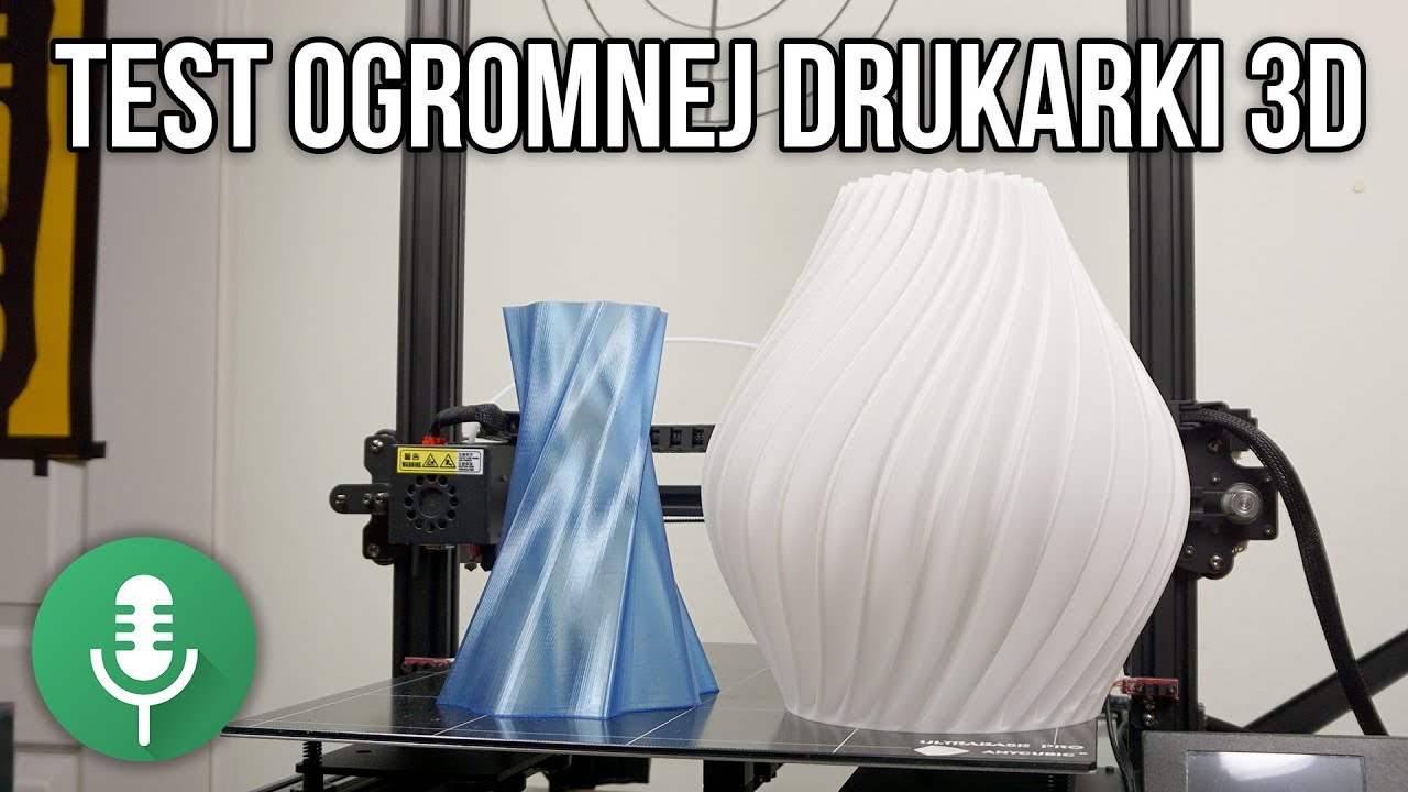 TA DRUKARKA 3D TO WIELKIE BYDLĘ - Test Anycubic Chiron - DrukArtki