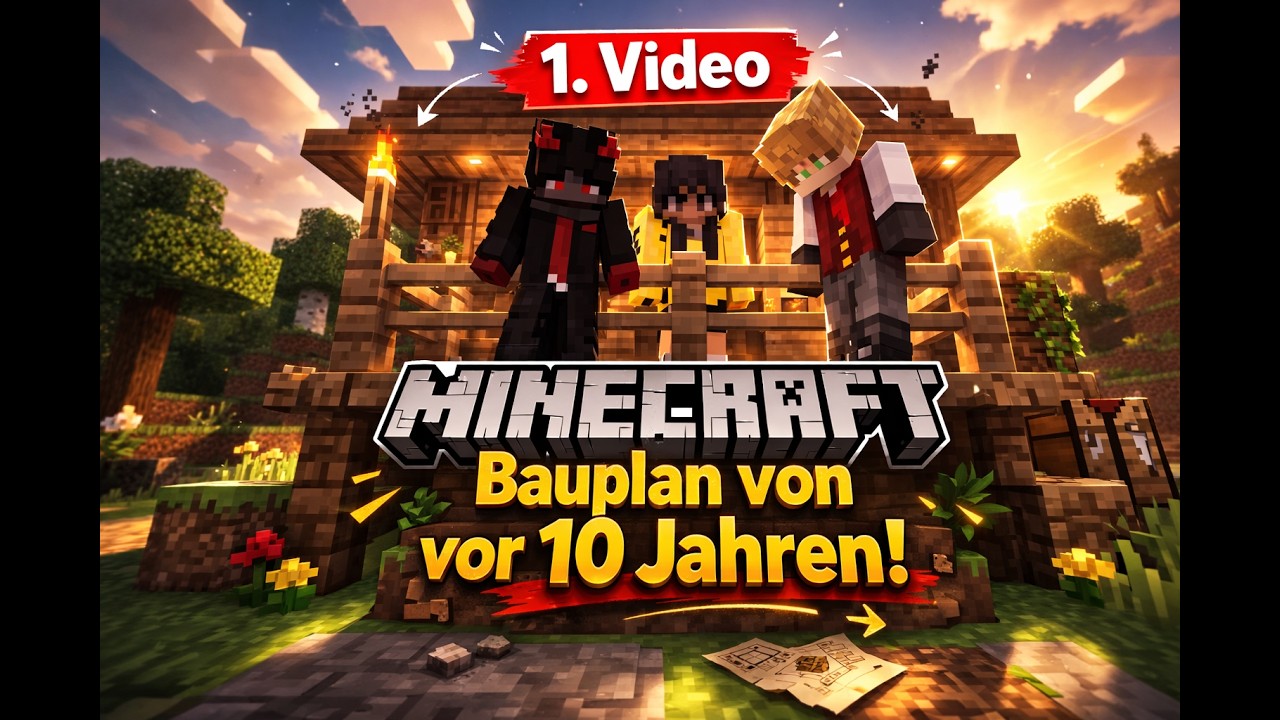 Mein erstes Youtube-Video + Bauplan von vor 10 Jahren! (Teil 1)