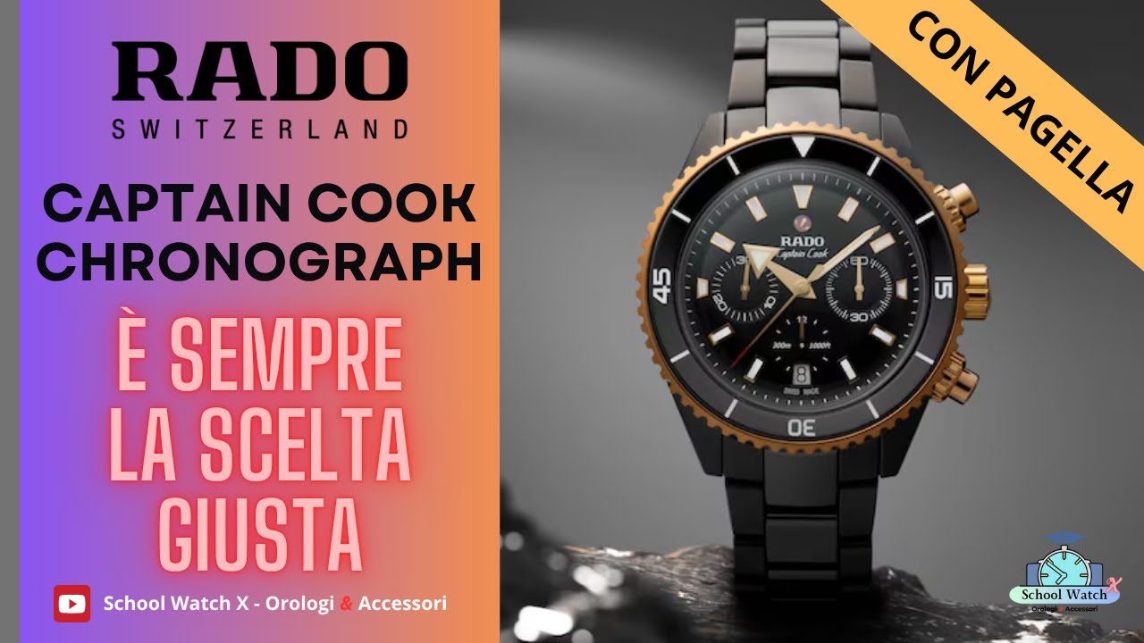 RADO Captain Cook Chrono e non sbagli mai