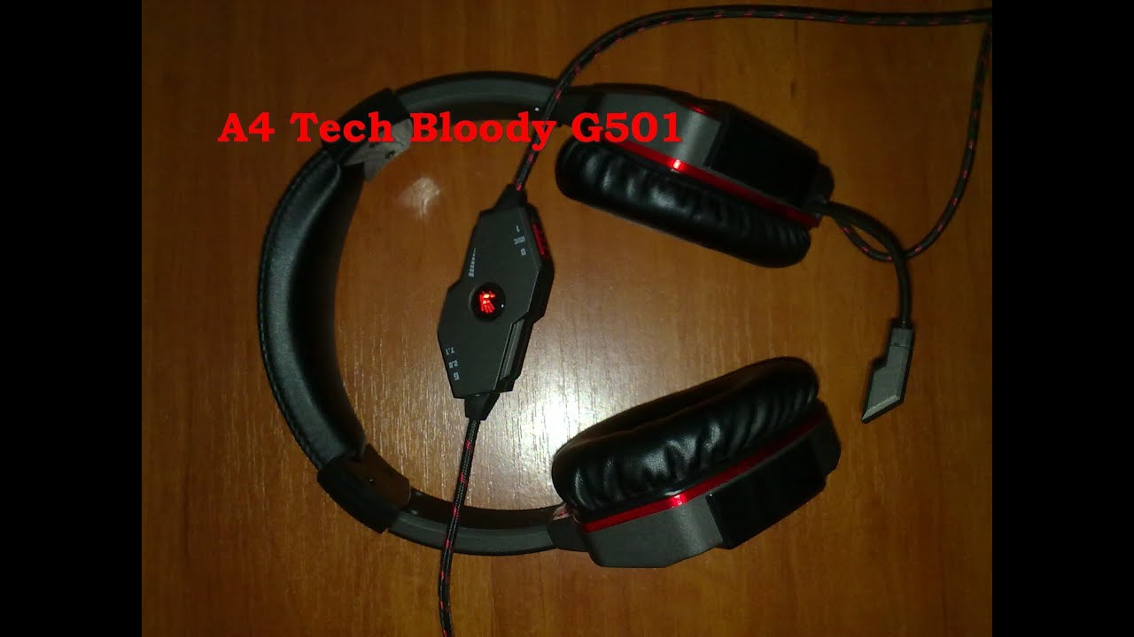 Рассказ или обзор наушников A4 Tech Bloody G501
