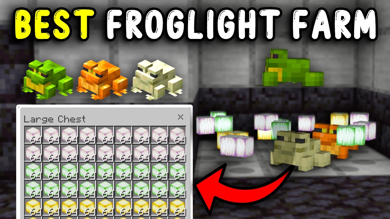 ЛУЧШАЯ ФЕРМА FROGLIGHT ДЛЯ MINECRACK 1.21! (10+ СТАК/ЧАС)