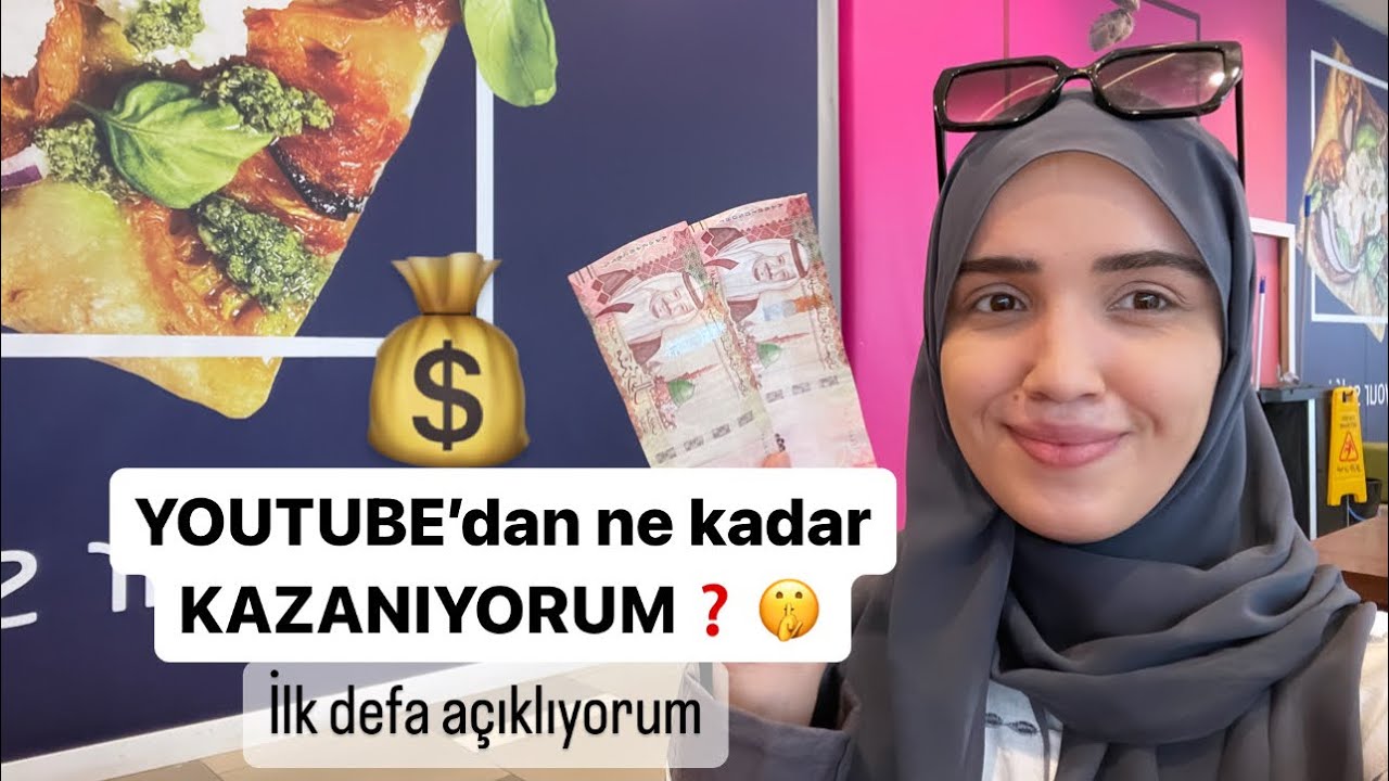 YOUTUBE’dan NE KADAR KAZANIYORUM🤫🤑💰