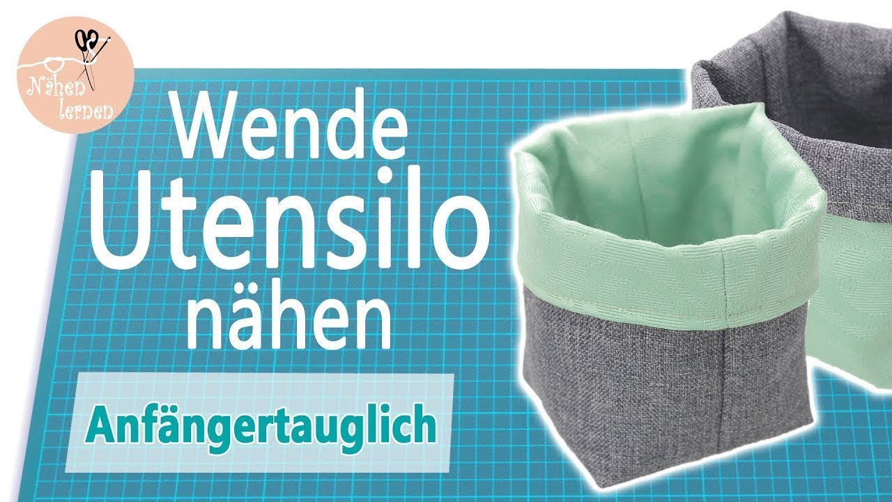 Utensilo - Stoffkörbchen nähen - Osterdeko [ohne Schnittmuster]