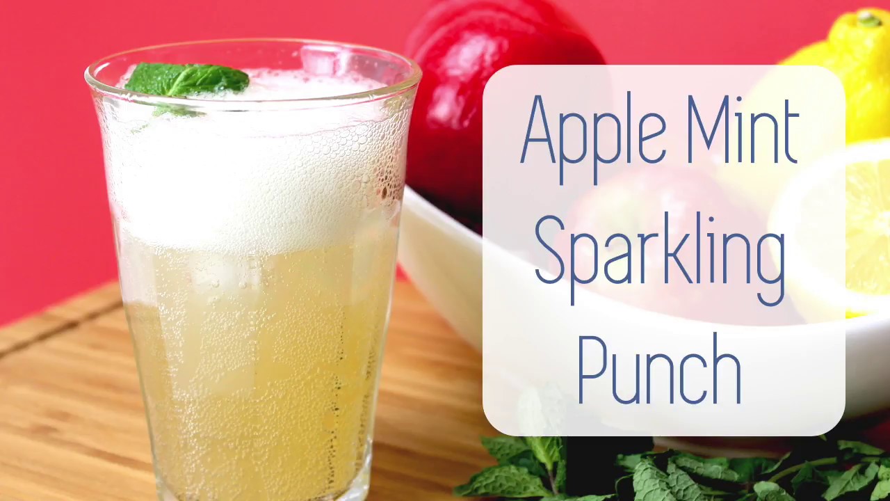 Apple Mint Sparkling Punch