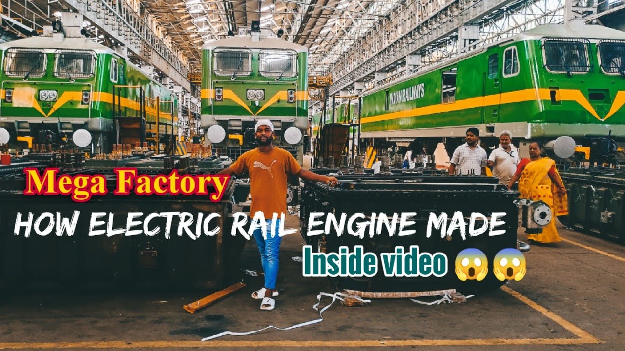 🤔How Electric Train Engine Made | Real Inside Seen Of Mega factory😱| Banaras Locomotive Works||