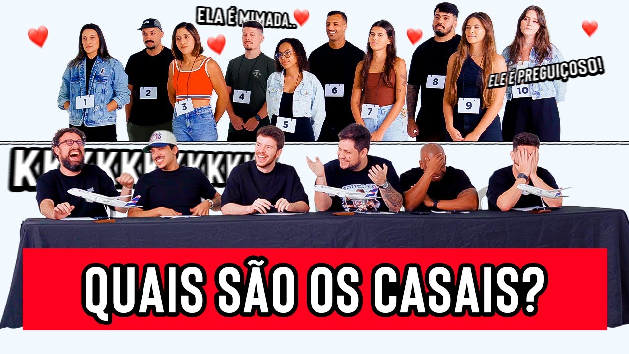 QUAIS S&Atilde;O OS CASAIS?