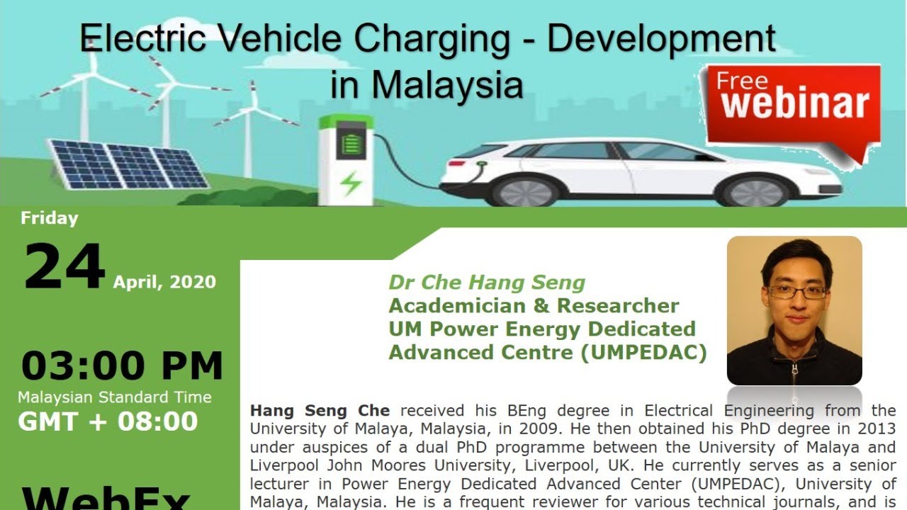🔴 Electric Vehicle Charging - Development in Malaysia | IEEE PES Day 2020 Webinar Series | Malaysia