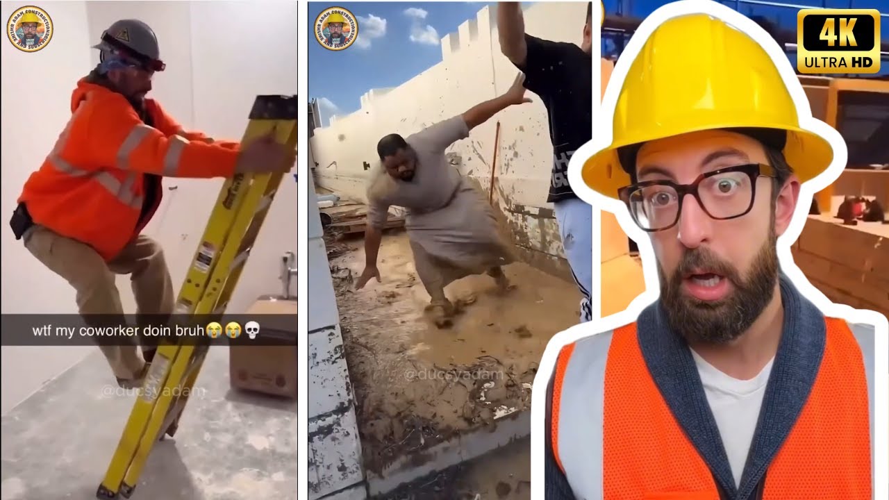 1 Hour Construction Vlog | Adam’s Crazy Workday, Fails & Fitness #part1  #adamrose  #construction