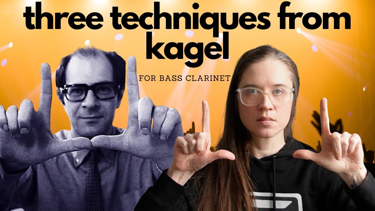 Portamento, Slap Tongue and Double Tongue in Kagel's Schattenklänge for solo bass clarinet