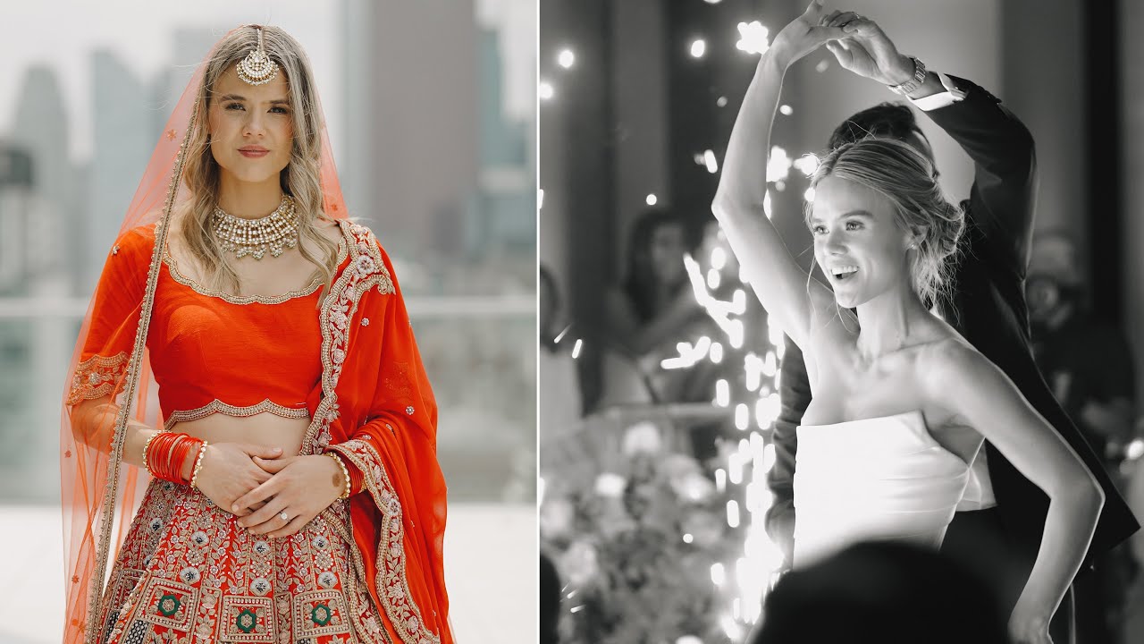 I would love you even if you were a rock 🤣 | Hindu & Christian Wedding | Globe and Mail Centre