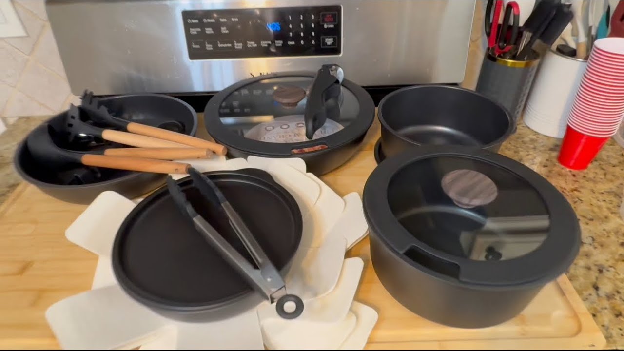 Astercook 21-Piece Pots & Pans Set Review 🍳 | Space-Saving Cookware with Detachable Handles