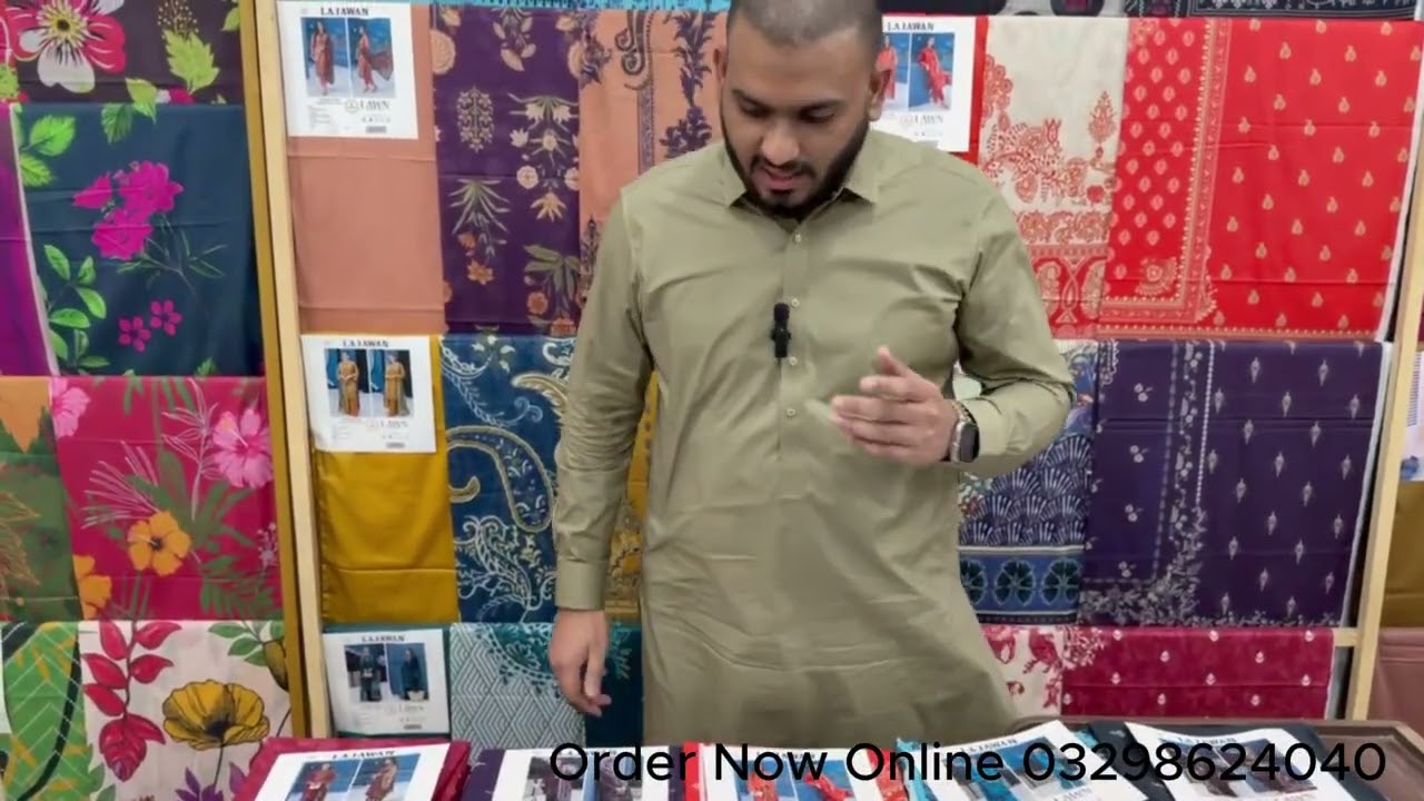 Lajawan Lawn Karachi Textile | Premium Lawn 2026 | Lawn Suits Eid Collection