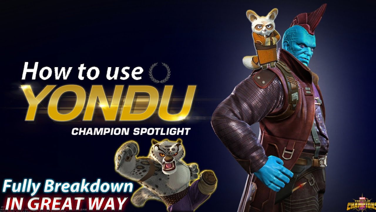 How to use yondu - Marvel Contest of Champions