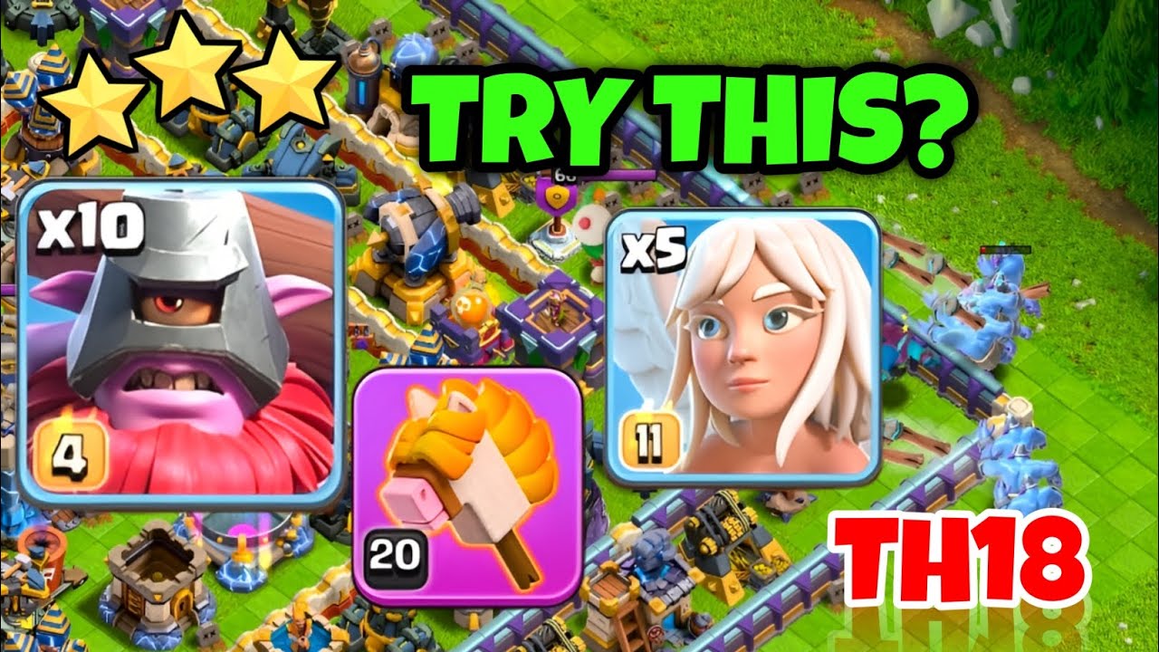 New OP TH18 Army Strategy 🔥 Easy 3 STAR ⭐ Every Time | Clash of Clans