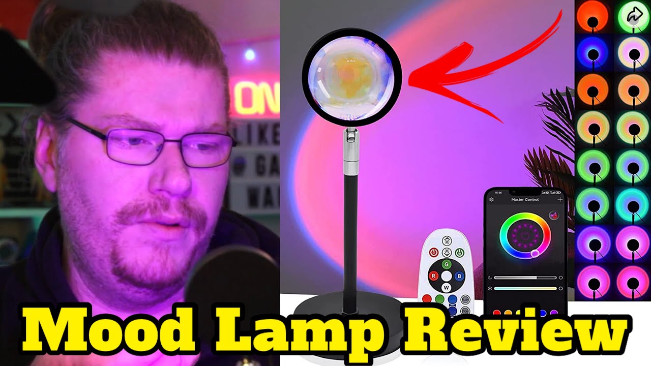 Sunset Mood Lamp official Unbox Review