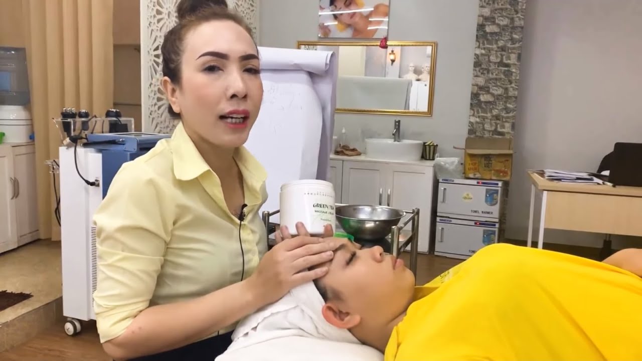 Học Chăm Sóc Da ✍️ Bài 17 Kĩ Thuật Massage Mặt Chuyên Nghiệp | Học Spa