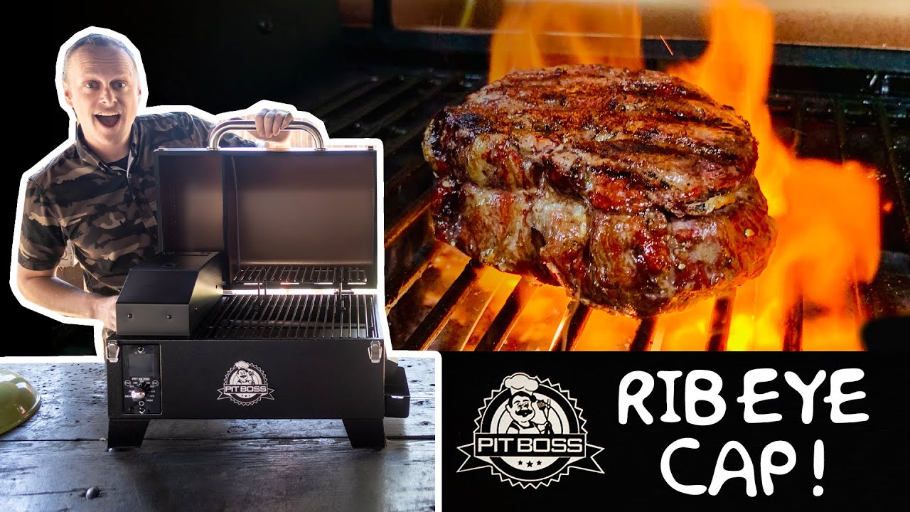 Стейки рибай-кеп на НОВОМ гриле Pit Boss Table Top Pellet Grill #PitBossNation #RibeyeCap #Pellet...