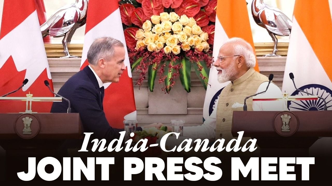 LIVE: PM Modi, PM Carney of Canada attend joint press meet at Hyderabad House, New Delhi