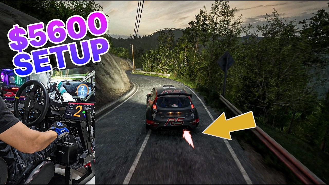 Beginner plays WRC on $5600 setup with Moza R9 bundle, H shifter and SR-P pedals