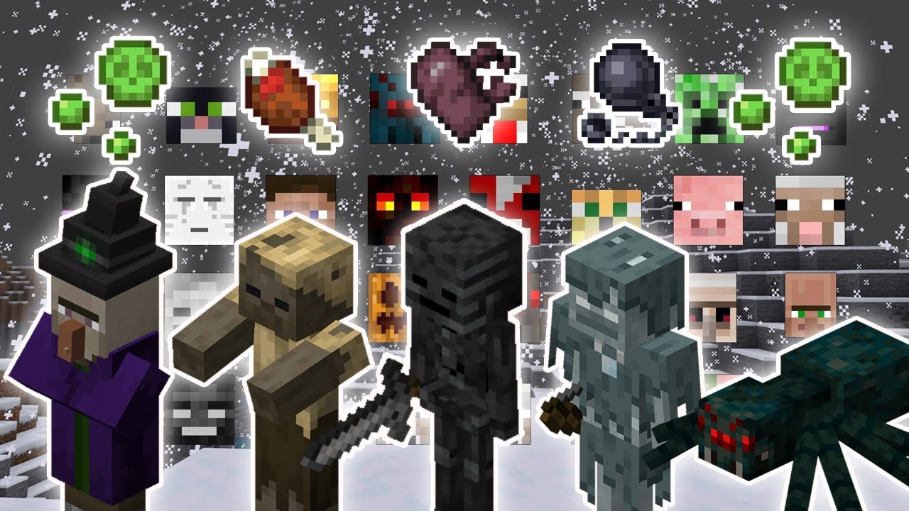 STATUS EFFECT TEAM VS 5 OF EVERY MOB | MINECRAFT