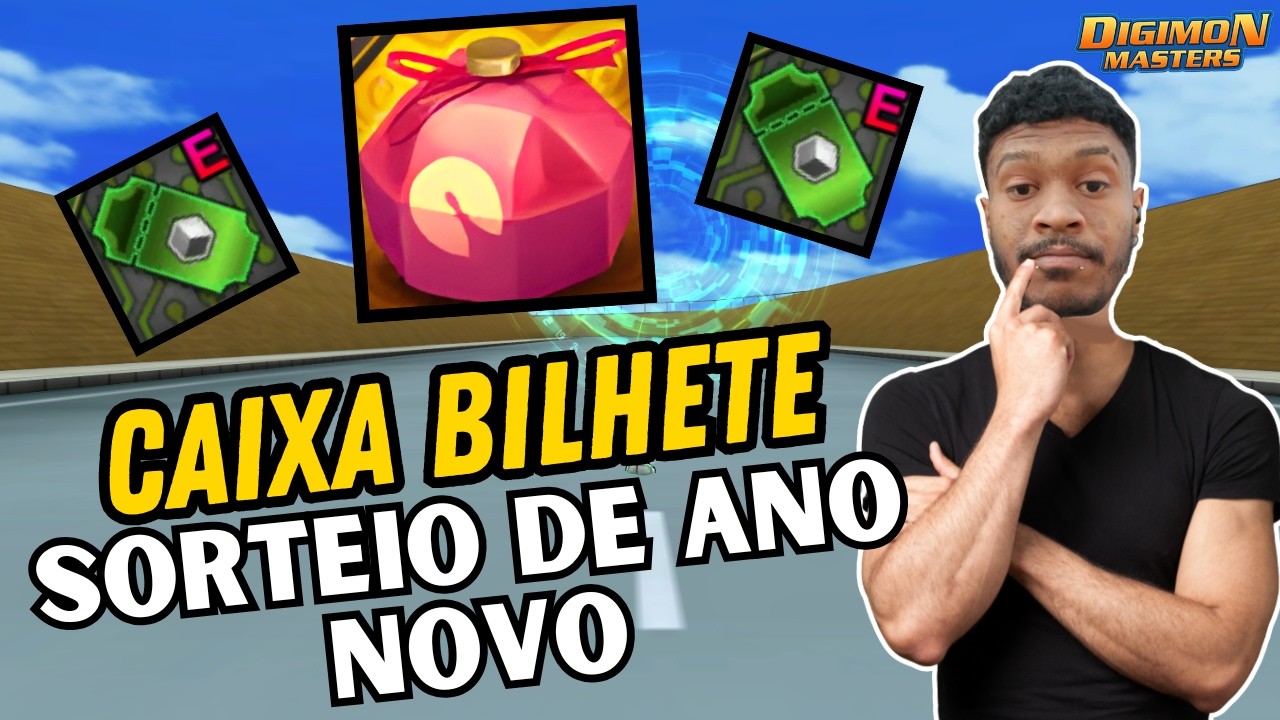 LADMO ►ABRINDO CAIXA BILHETE SORTEIO DE ANO NOVO!! / DIGIMON MASTERS ONLINE