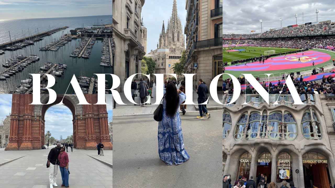Barcelona Baecation Vlog: Exploring Casa Batlló, Sagrada Familia, FC Barca Game & Food Spots