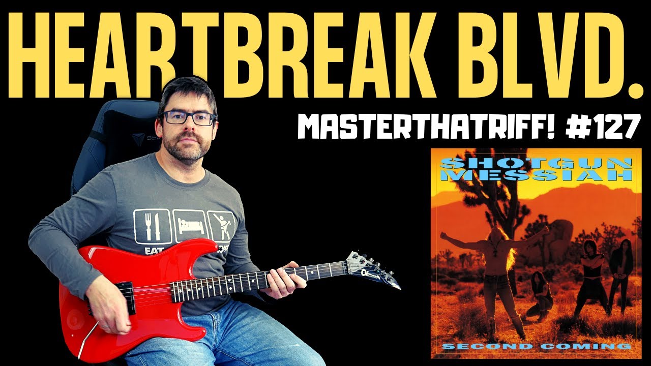 Heartbreak Blvd. by Shotgun Messiah - Riff Guitar Lesson (w/TAB) - MasterThatRiff! #127