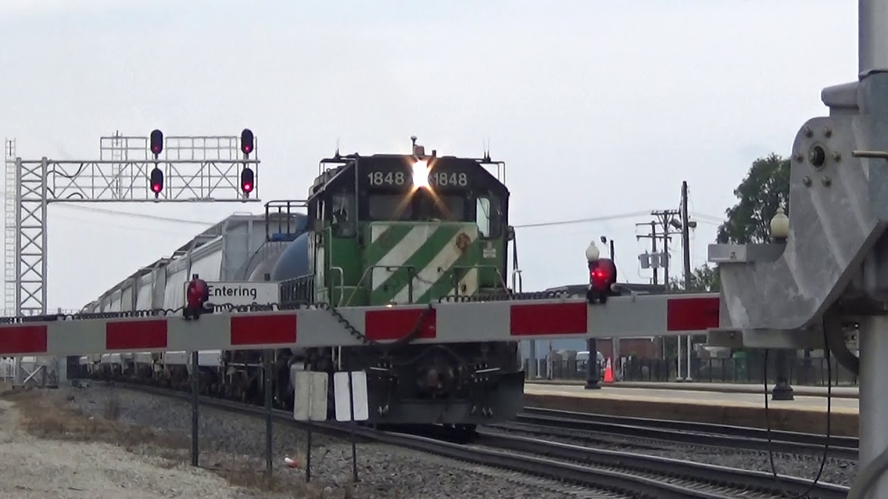 Leslie RS3K! BN (BNSF) 1848 w/ Awesome RS3K Does Some Flat Switching on 5/23/17