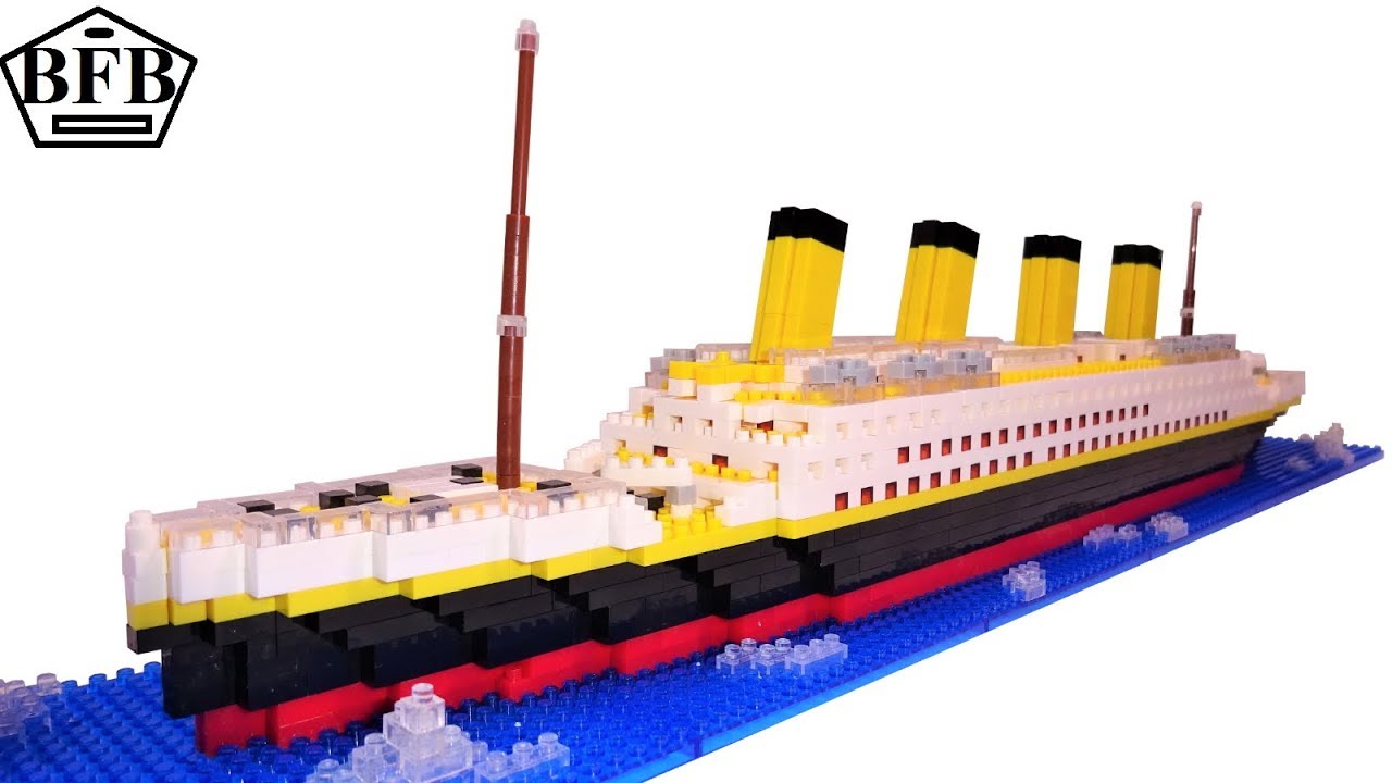 RMS TITANIC Brigamo Diamond Bausteine Schiff | 1860 Teile | Speed Build mit Lego Test