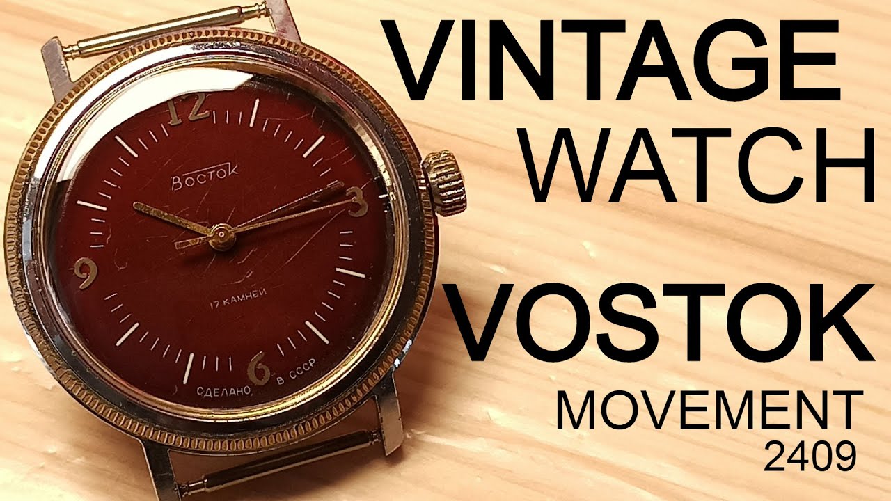 VINTAGE VOSTOK WATCH Movement 2409