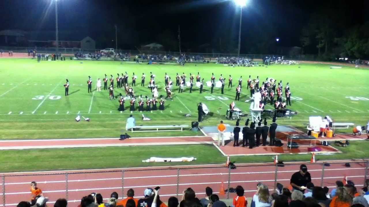 Delcambre High School Marching Band 2012 Opener and Second song