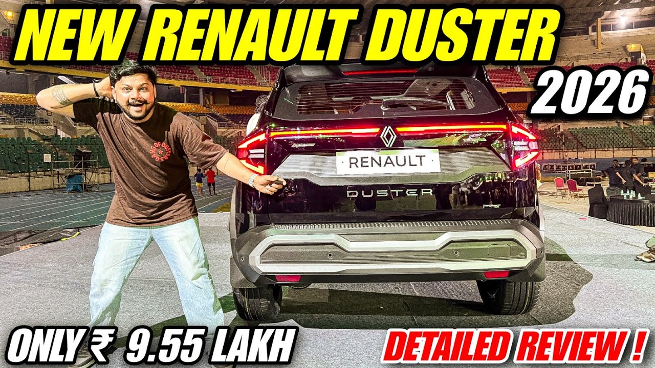2026 Renault Duster Black Edition 🔥 | 1.3L Petrol Turbo | Interior, Features & Price Explained
