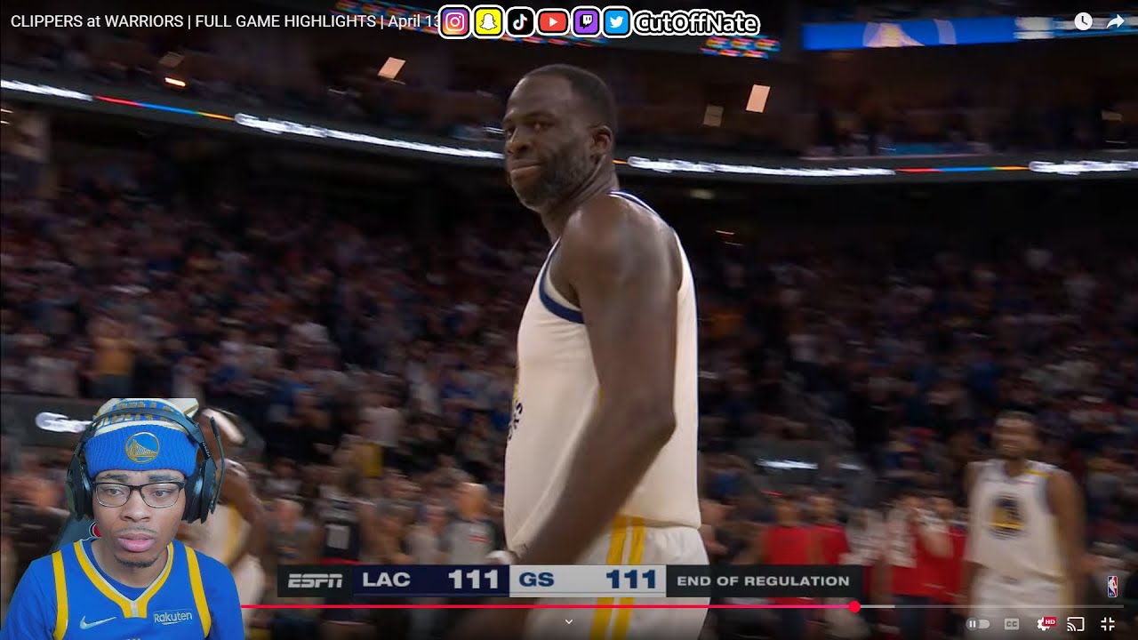WARRIORS FAN REACTS TO CLIPPERS at WARRIORS | FULL GAME HIGHLIGHTS | April 13, 2025