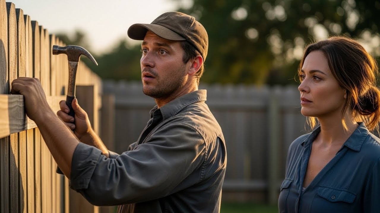I Was Fixing Her Fence… Then She Asked Me One Question That Changed Everything”