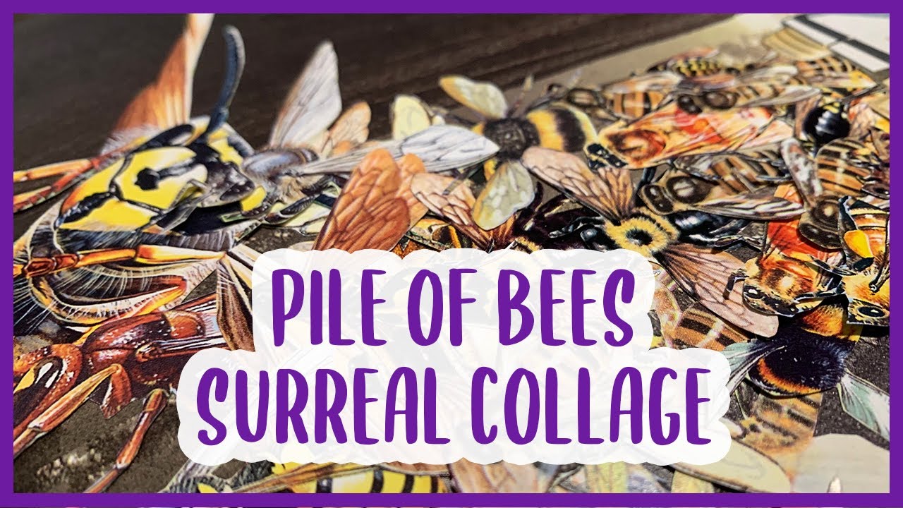 Collage Made From BEES