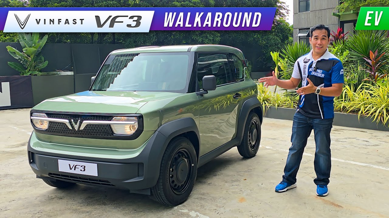 VinFast VF 3 — электромобиль всего за 645 000 филиппинских песо! | Полный обзор
