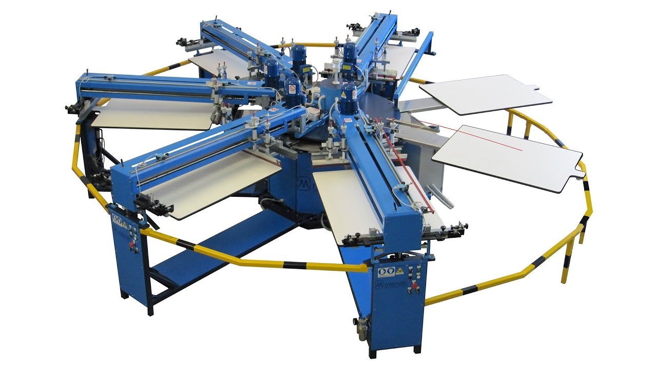 REVOLUTION JUMBO - Carousel Automatic Screen Printing Machine for T-Shirts