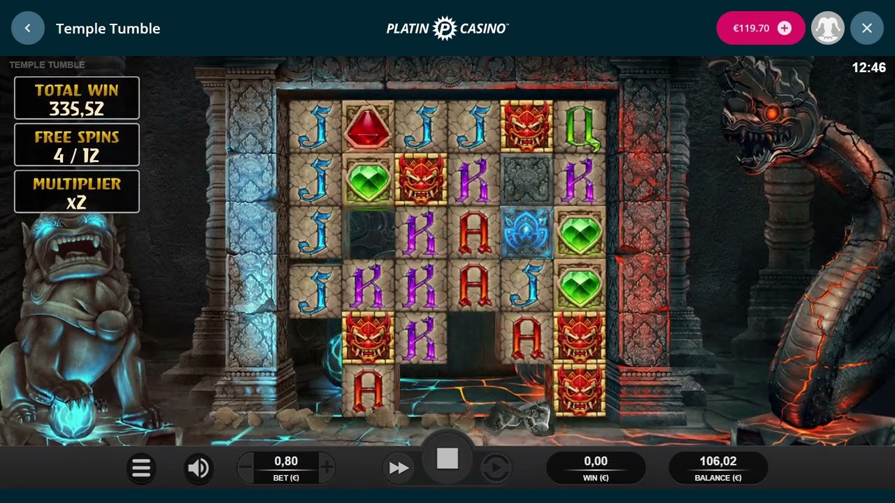 Temple Tumble Megaways epic win.