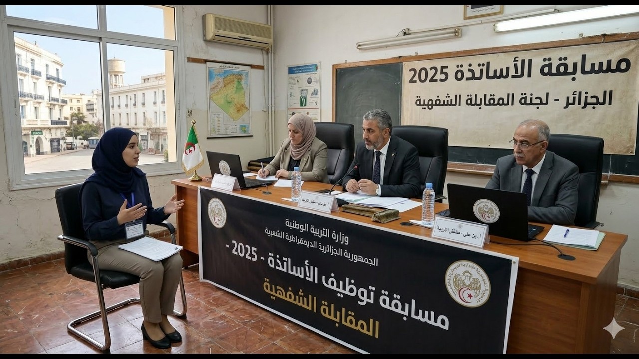 مسابقة الأساتذة 2025 🇩🇿 ماهي الأسئلة التي ستُطرح عليكم في المقابلة الشفهية 💥؟