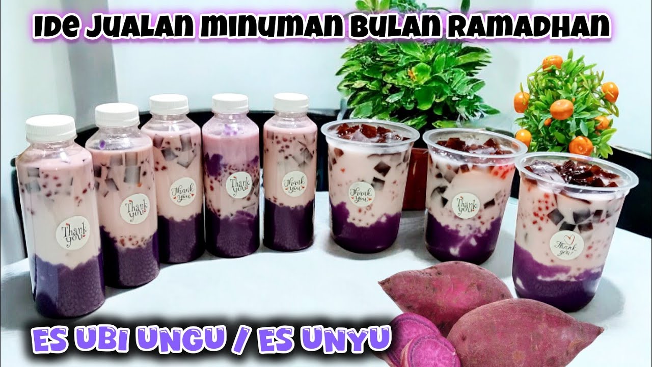 PANEN CUAN DI BULAN RAMADHAN‼️ ES UBI UNGU || IDE JUALAN MINUMAN BULAN RAMADHAN