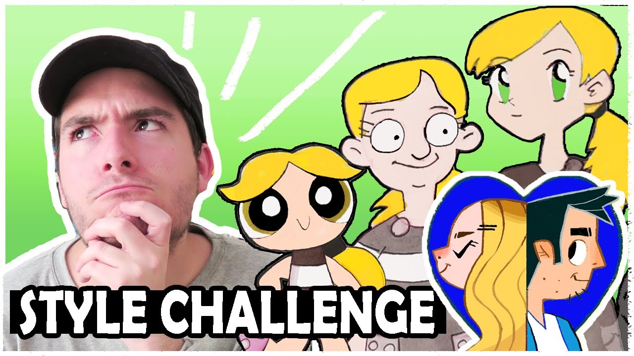 ART STYLE CHALLENGE - Drawing in CARTOON Art Styles!