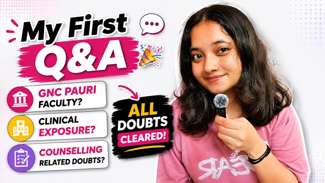 My First Q&A 🎉 | Nursing Counselling Doubts Cleared | HNBUMU 2026 