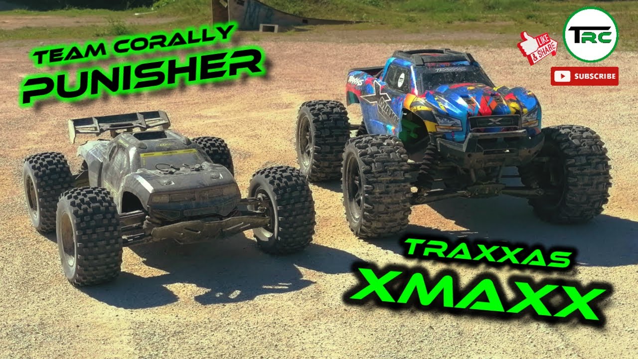 Traxxas X-Maxx mit 17/50 Übersetzung und Team Corally Punisher